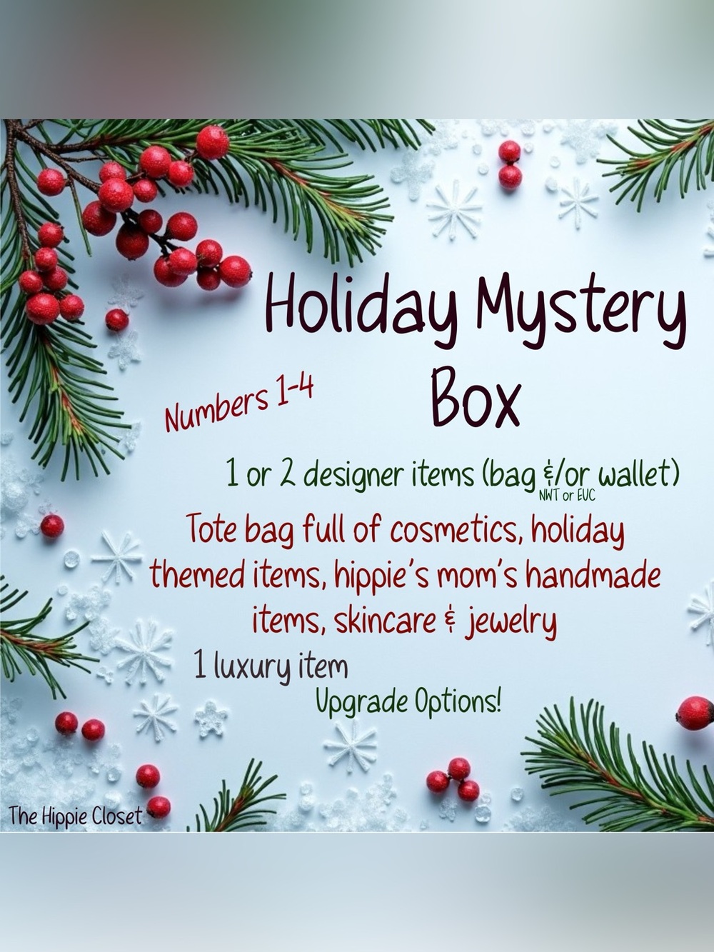 11/8 Holiday Mystery Bags
